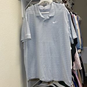 Men’s Nike Striped Dri-Fit Polo Sz XXL